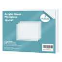 Egofine Plexiglass Sheets Acrylic Sheets 3 Pack of 18x24 0.04 Thick Clear Plastic Cast Transparent Plexi Glass for Crafting Projects, Replacement Picture Frame Glass, DIY Display, Easy to Cut
