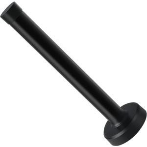 KOLAKO Door Stops, 6 Inch Door Stopper, Wall Mount, Brushed Stainless Steel Extra Long Doorstops with Sound Dampening Rubber Tip Bumper Modern Black Long Doors Stoppers for Bottom of Doors