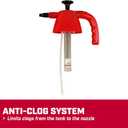 Chapin 1002 Handheld Pump Sprayer, 48oz, MultiPurpose, Lawn & Garden, Translucent Poly Tank, WideMouth Opening, Adjustable Cone Nozzle & AntiClog Filter for Weed, Fertilizer & Pest Applications