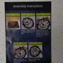 Halloween Wreaths for Front Door, 15 Inch Halloween Lighted Wreath with Bat and Cat Decor, 45 LED Purple Lights Battery Operated, Front Door Porch Wreath Decorations for Holiday Party (Purple)