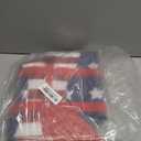 Malier Dog Life Jacket, High Buoyancy Shark Swimsuit, Ripstop American Flag, Medium, Red & Dark Blue