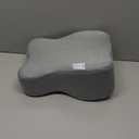 Long Knee Pillow for Side Sleeper Fully Support Thighs and Knees for Sciatica, Back, HIPS, Knees, Joints Pain Relief - Leg Pillow for Side Sleeping Between Legs Aligns Spine- Pure Gray (Large)