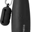 2-in-1 Dog Walking Kit – Portable Dog Pee Cleaning Bottle with Detachable Poop Bag Dispenser (Black)