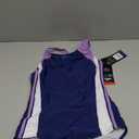 Speedo Girl's Swimsuit One Piece Mesh Splice Thick Strap (14, 2023 Sweet Taro)