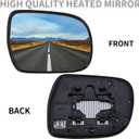 Passenger Side Mirror Replacement for Lexus RX330 2004-2006 RX350 2007-2009 RX400h 2006-2009 - Mirrors Glass, Right Side Rear View Mirror Glass with Power Heated