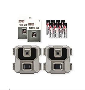 COVERT SCOUTING CAMERAS MP9 2-Pack Camera Bundle w/Batteries & SD Cards