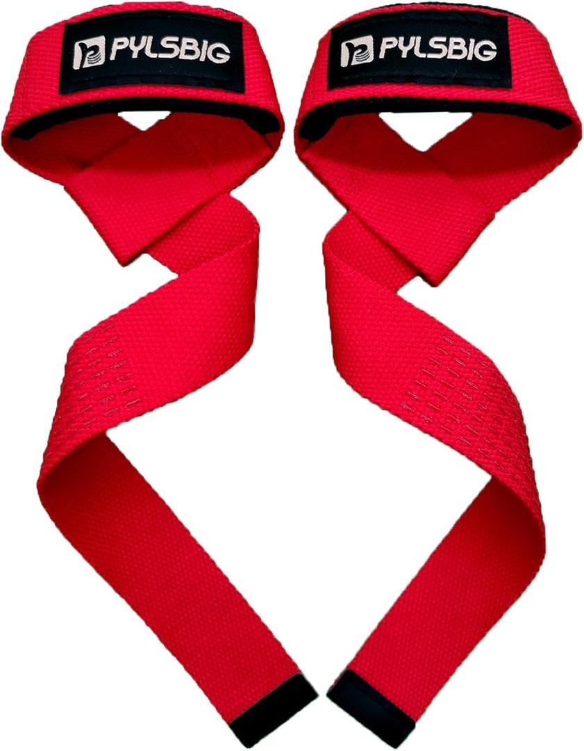 Lifting Straps, wrist straps for weightlifting, workout, Bodybuilding, Powerlifting & Deadlift -With 5mm Neoprene Pads & Anti-Slip Silicone -Extra Wrist Support for Weight lifting Men & Women