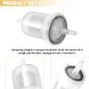 Car Diesel Heater Fuel Line Kit, Vehicle Fuel Tank Hose Clip Kit with Filter & Connecting Hoses, Automotive Diesel Heater Repair Accessories, OEM# 1320399A Replacement (16FT)