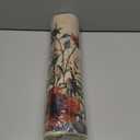 Artoid Mode Ghost Jack-O'-Lantern Pumpkin Flowers Halloween Kitchen Mats Set of 2, Low-Profile Home Decor Kitchen Rugs for Floor - 17x29 and 17x47 Inch