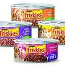 Friskies Wet Cat Food, Friskies Pate, 3-Flavor Variety Pack, 5.5-Ounce Can, Pack of 12, Best Before: JUN/2027