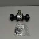 Schlage F10 BWE 622 Bowery Door Knob, Hall & Closet Passage Lock, Matte Black