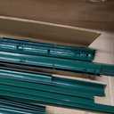 ARIFARO Metal Fence Posts 7 Feet assemblable,Pack of 10,Sturdy Duty No Digging Garden U Post for Wire Fencing Steel Poles for Yard, Outdoor