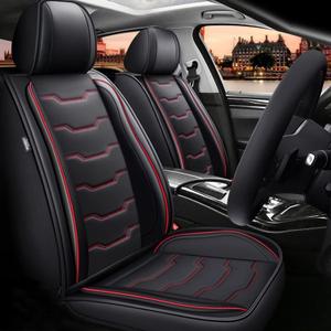 Car Seat Covers Fit for GMC Terrain:2010-2025,Full Set Auto Seat Covers Waterproof Faux Leather Automotive Seat Covers Driver Cushion Protector Compatible Airbag (5 Seats,Red&Black)