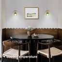 Vintage Battery Operated Wall Sconce with Cute Green Tulip Glass Lampshade Wireless Rechargeable Battery Powered Wall Light with Remote Control for Bedside Bedroom Doorway