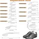Shoe Tree for Men, 2 Pairs Adjustable Shoe Trees for Stretcher Length, Shape Holder
