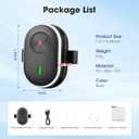 Remote for insta360 GO Ultra/X5/X4 Air/X3/Ace Pro 2 Mini Ring Control for Gopro Hero 13 12 11 Max 2 for DJI Osmo Action 6 5 360 Accessories Phone Wireless Remote