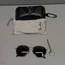 Pro Acme Small Square Sunglasses for Women Men 100% Real Glass Lens Hexagonal Frame (C8 | Gold | Grey)