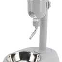 Pet Water Dispenser, Pet Standing Water Dispenser Bowl, 2 in 1 500ml Multifunctional Detachable Height with Stand for Dogs Cats