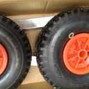 Boat Launching Wheels,Stainless Steel Adjustable Leg Length & Angle Transom Launching Wheels with Pneumatic Tire for Inflatable Boat, Aluminum Boat