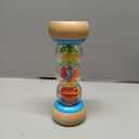 Rainmaker - Montessori Baby Toys for 6-12 Months 1 Year Old, Newborn Baby Rattle Shaker Sensory Toy, 7 inch Wooden Rain Stick Baby Musical Toys for 6 7 8 9 10 Month Infant Toddlers Gift