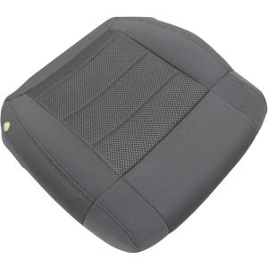 GXARTS Passenger Side Bottom Replacement Cloth Seat Cover Gray #E5DD Compatible with Jeep Wrangler 2008 2009 2010 Sahara Rubicon Sport X-Sport X-S Islander Mountain Unlimited Sahara