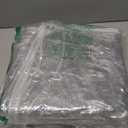 8' X 12' Clear Vinyl Tarp, 14 Mil Clear Tarps Heavy Duty Water Resistant, 400g/m Thickened Tear Resistant with Metal Grommets, for Patio Porch and Garden Chicken Coop