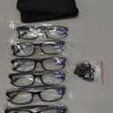 GAOYE 6-Pack Reading Glasses Blue Light Blocking,Spring Hinge Readers for Men Women,Computer Eyeglasses, +3.5 