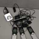 VTech CS6529-3 3-Handset Expandable Cordless Phone with Answering System-Caller ID/Call Waiting & Backlit Display/Keypad, Silver