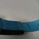 LED AirTag Dog Collar - Brightest Light Up Dog Collars - IP68 Waterproof Air Tag Dog Collar Holder - 1,600 Feet of High Visibility - Magnetic Charging - Dog Lights for Night Walking, Blue XL  