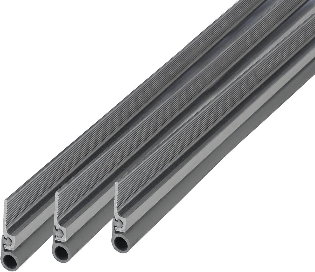 M-D Building Products 43303 Silver Aluminum and Vinyl Cinch Self-Adhesive Top and Sides Door Seal Kit