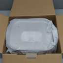 PETLIBRO Upgrade Cat Water Fountain, Cordless Cat Fountain Battery Operated, App Monitoring 3L/101oz Dockstream 2 Pet Water Fountain with Stainless Steel Tray, 5GHz WiFi Dog Water Bowl Dispenser (White)