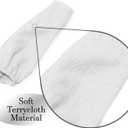 Rehabilitation Advantage Cloth Hand Cone Covers, White, Set of 3