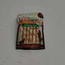 Pork Chomps Baked Pork Skin Dog Chews, 5-inch Mini Twists, Real Chicken Wrap, 12 Count (BBD: 02/13/2028)