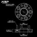 KSP 5x114.3 Wheel Spacers for Infinit G35 G37 FX35, 5X4.5(1 inch 4 pcs) Forged Spacer Fit Nissan 350Z 370Z, 25mm Thick M12x1.25 Thread Pitch 66.1mm Hub Bore Wheel Spacer for Altima Maxima