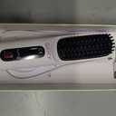 GERY Go Brush Pro 2026 Upgrade Portable Cordless Hair Straightener Brush Comb for Women Short Hair, Fast Heating with LCD Temperature Display, Negative Ion, Travel Gift (White)