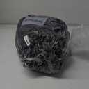 L'AGRATY Chunky Knit Blanket Throw: Soft Chenille Yarn Throw Blanket 50x60 - Handmade Thick Cable Crochet Blanket - Large Chunky Rope Throw Blanket for Couch Sofa Bed Home Decor(Black)