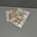 White Gold Party Decorations, Heart Streamers Garland- 48ft, Christmas Wedding Engagement Neutral Baby Shower Bachelorette Bridal Shower Party Decorations