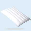 MINUPWELL Ultra Flat Pillows for Sleeping Thin, 2.5" Height Ultra Thin Pillows, Slim Bed Pillows for Stomach Sleeper, King Size -18x36 in - 7D Fiber - 1 PC