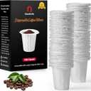 Disposable Coffee Filters for My K-Cup, K-Carafe, Cuisinart SS-RFC and Other Large Reusable Filter Cups (White 100 Count)