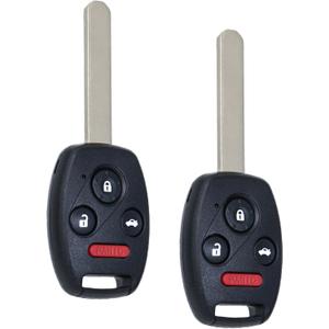 Key Fob Keyless Entry Fits for Honda 2008-2012 Accord (Sedan Only) / 2009-2015 Pilot (Not Touring) Remote Control Head Key Replacement KR55WK49308 35118-TA0-A00