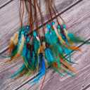 MEXIDAWN 2 Pack DIY Feather Dream Catcher Kits Turquoise Wall Hanging Boho Decor Handmade Dream Catcher for Adults