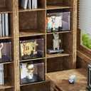 Clear Acrylic Display Case, Self-Assemble Showcase for Collectibles, Action Figures, Dolls- Alternative Glass Box for Commemorative Gifts(14x14x14 inch, 35x35x35 cm)