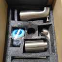 Bathtub Faucet Trim Kit Compatibe with 1300/1400 Series, 9-Setting High Pressure 5.5" Round Rain Shower Head& Handle Set, Brushed Nickel(Valve& Catridge Not Inclued)