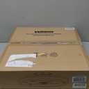 VOLISUN Low Profile Ceiling Fans with Lights and Remote, 19.7in Flush Mount Ceiling Fans with Light, 3000K-6500K Dimmable Fandelier LED Fan Light, Gold Bladeless Ceiling Fans with Lights for Bedroom