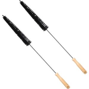 2 Pack Dryer Vent Cleaner Kit Clothes Dryer Lint Brush Vent Trap Cleaner Home Essentials Long Flexible Refrigerator Coil Vacuum Brush
