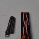 CollarDirect Studded Dog Collar Leather Pet Collars for Dogs Small Medium Large Puppy Soft Padded Brown Black (Black, Neck fit 13" - 14")