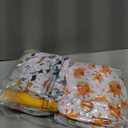 wegreeco Cloth Diapers 6 Pack with 6 Inserts & 1 Wet Bag, Washable Cloth Diapers for Babies, One Size Adjustable Reusable (Bright Animals)