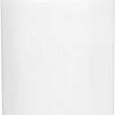 Tall Lamp Shade, White Drum Lampshade for Table Lamps Floor Lamp, 10" Top X 10" Bottom X 13" High Large Line Fabric Lamp Shade, Easy Assembly Replacement Lampshades