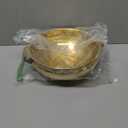 TANGERINE Brass Urli Pot || Uruli Bowl in Plainl Design for Home, Hotel/Office Decoration & Gift (Dia - 14 inch)