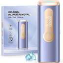 Laser Hair Removal, IPL Hair Removal with Ice-Cooling System for Nearly Painless & Long-Lasting Result, Safe At-Home Hair Remover Device for Armpits Back Legs Arms Face Bikini Line, Purple